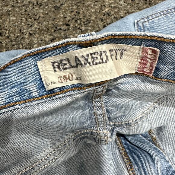 Vintage Levis 550 Jeans‎ Men Size 40 Light Blue Denim Relaxed Fit 100% Cotton - Picture 7 of 9